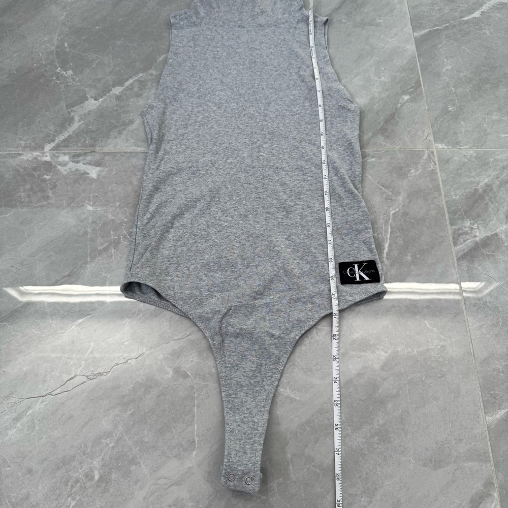 Women’s Calvin Klein Jeans Mock Neck Sleeveless Bodysuit Basic Base Layer XS - Picture 14 of 14